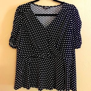 Black & White Polka Dot Blouse